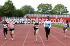 Girls under-15s 100 metres, North Eastern Champs, Gateshead Stadium. Photo: David T. Hewitson/Sports for All Pics